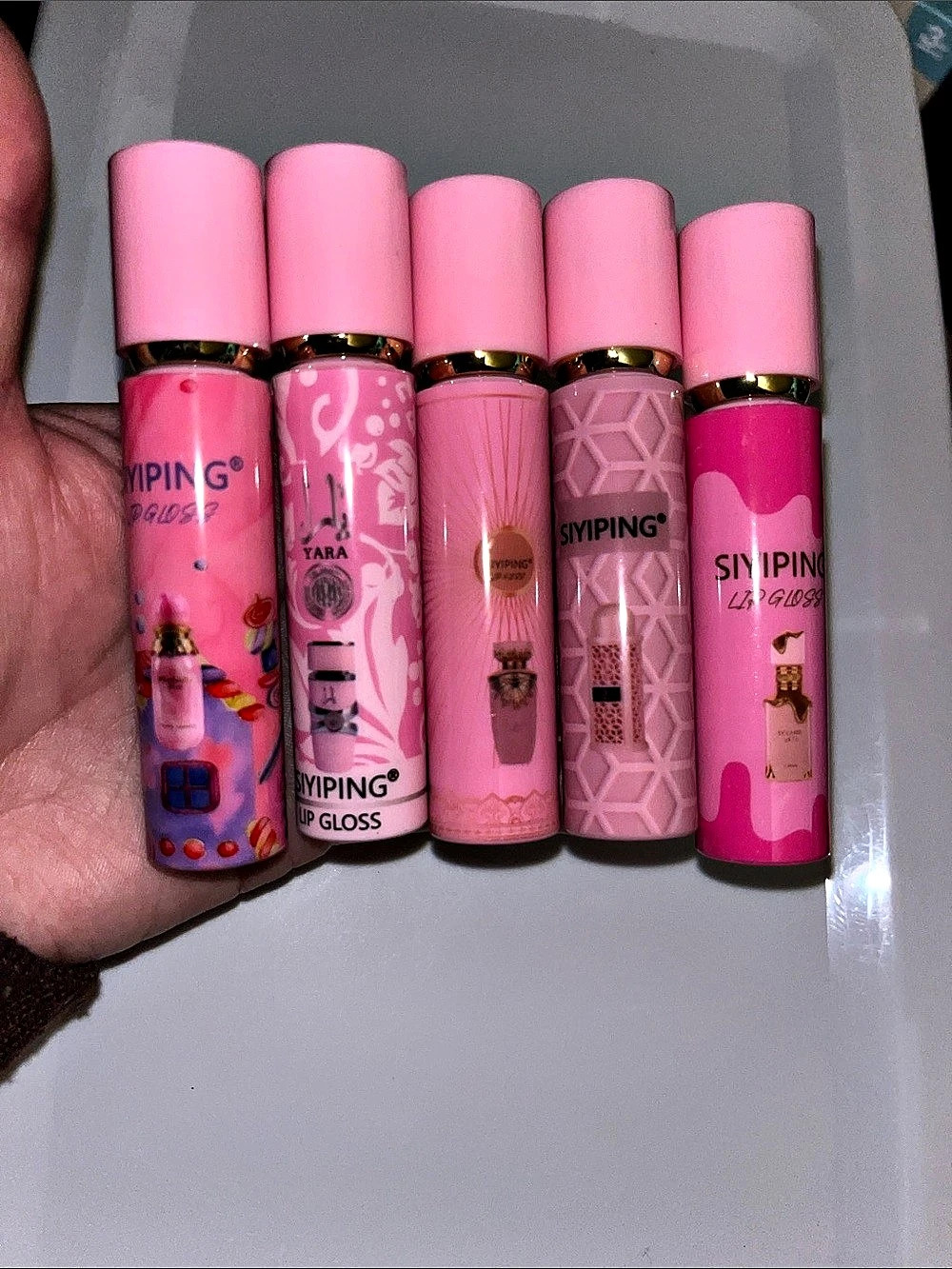 SYIPING Lip Gloss Set in Pink NWT